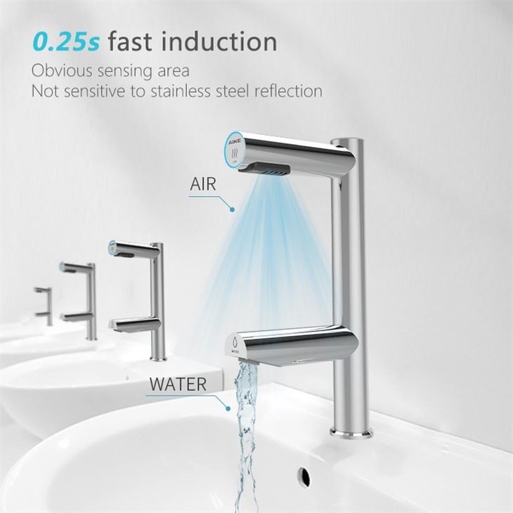 Touchless 2 in 1 Hand Dryer with Automatic Sensor Tap