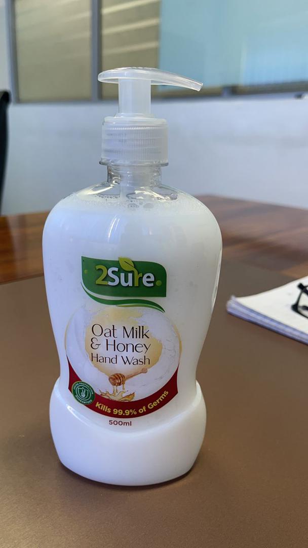 2Sure-Handwash-oatmilk-honey 500ml Retail & Wholesale