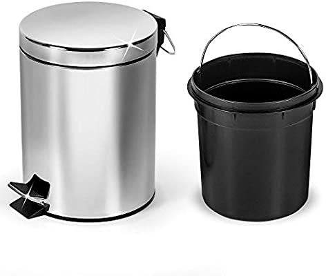 Durable-20-Litre-Stainless-Steel-Pedal-Bin