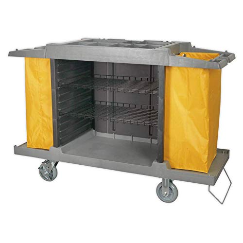 Hotel Storage Cleaning Trolley with Two Bags