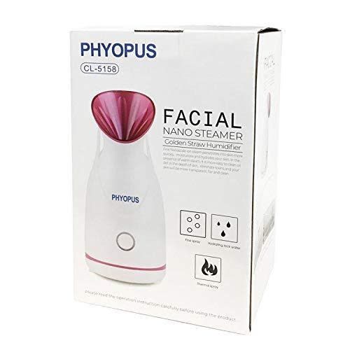 Phyopus Facial Steamer Hot Mist Moisturizing Face Sprayer Humidifier CL 5158