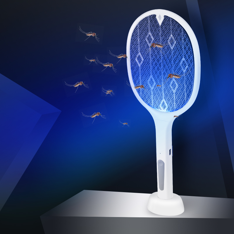 rechargeable mosquito swatter with stand