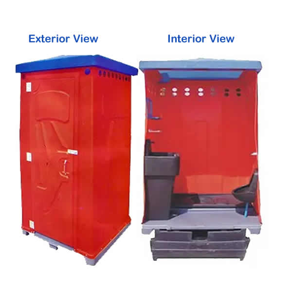 Squatting Type Mobile Toilet for Rent/Sale
