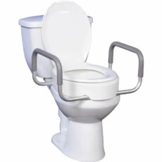 Drive Medical Premium Toilet Seat Riser with Removable Arms