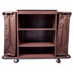 Housekeeping cart | Hotel Cleaning Trolley | Multi Shelf Service Truck