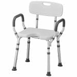 Shower Chair with Arm and Back Rest