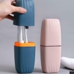 Portable Toothbrush and Toothpaste Case/ Holder