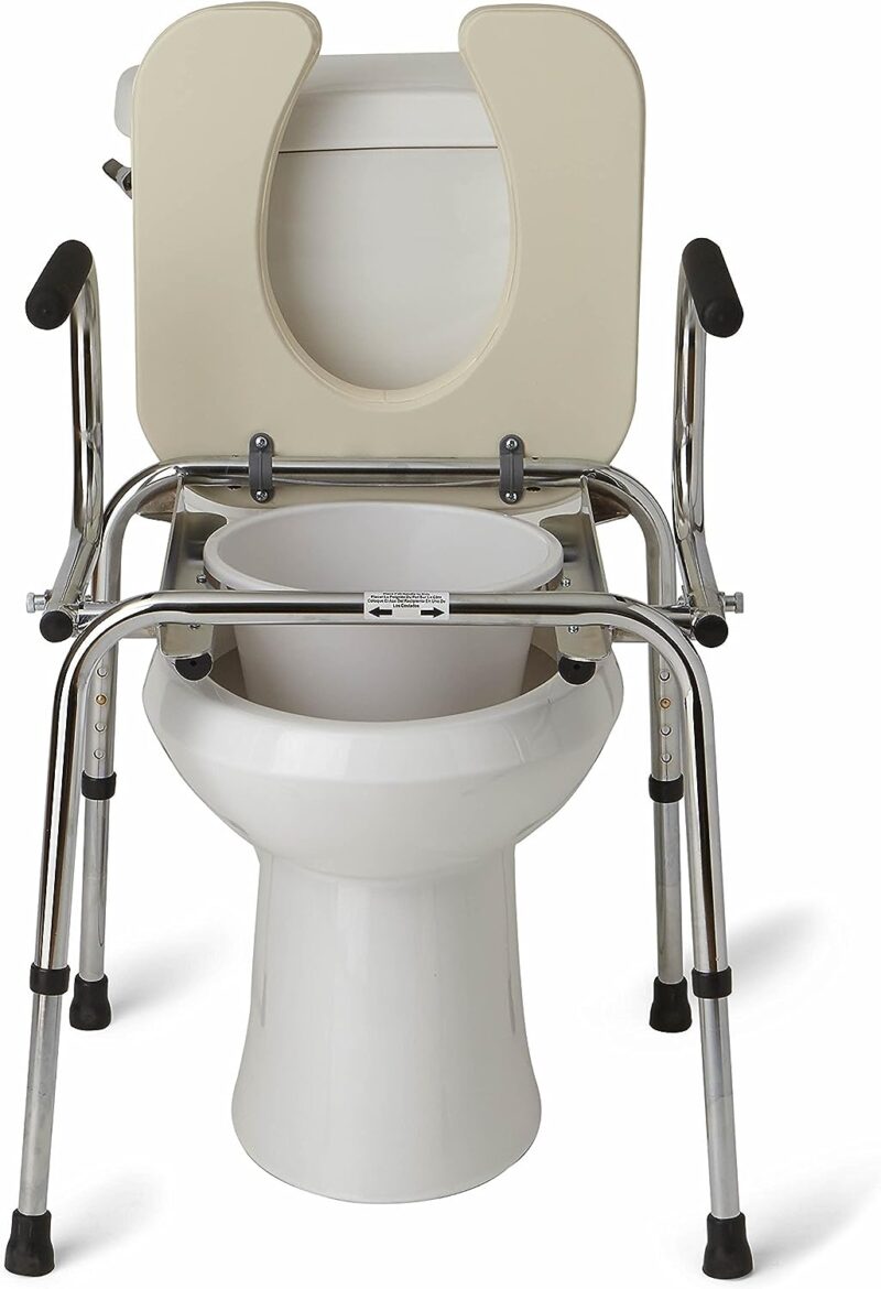 over the toilet commode chair