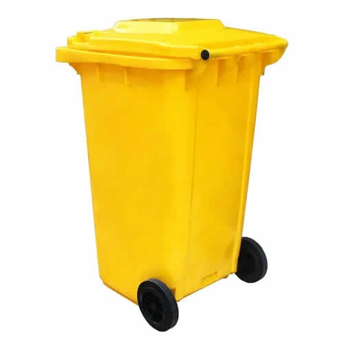 240 l lawma yellow waste bin