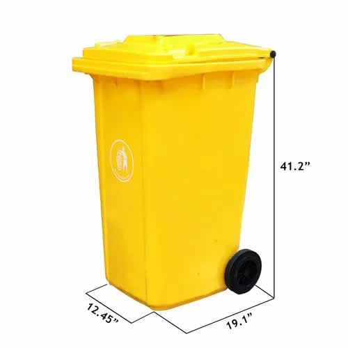 240L yellow LAWMA waste bin price
