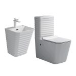 High Executive WC Toilet with soft-close seat – luxury bathroom fixtures in Lagos