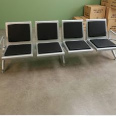 4 in 1 reception waiting area chair with metal frame for office and salon use in Nigeria