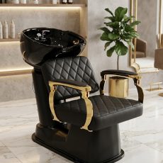 Portable washing hair basin with ergonomic neck support, durable plastic design, and drainage outlet, ideal for salon and home use in Nigeria.