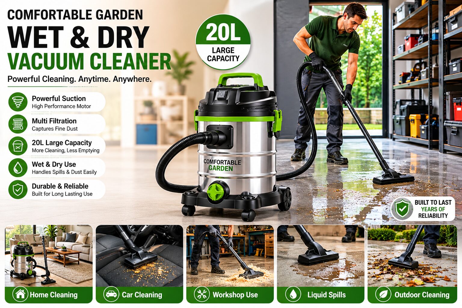 Wet and dry vacuum cleaner cleaning equipment supplies Lagos