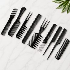Hair Combs 10 Pieces professional hair comb set for salon and home use