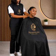 Waterproof Salon Apron and Cape for hairstylists and barbers in Nigeria