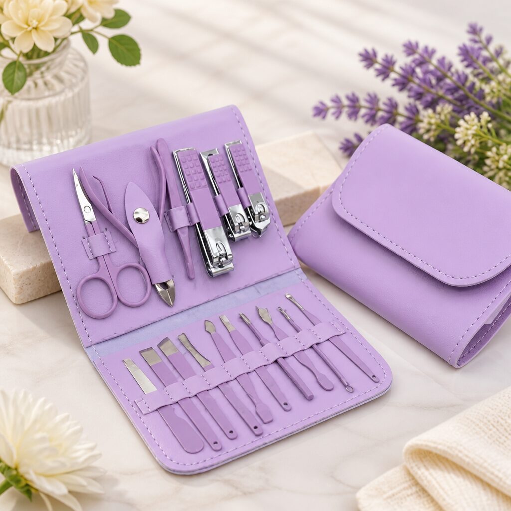 16 Pieces Manicure and Pedicure Set for quality nail care.