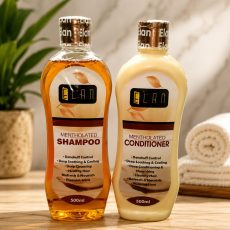 Elan Mentholated Hair Shampoo and Conditioner 500ml for healthy hair care in Nigeria